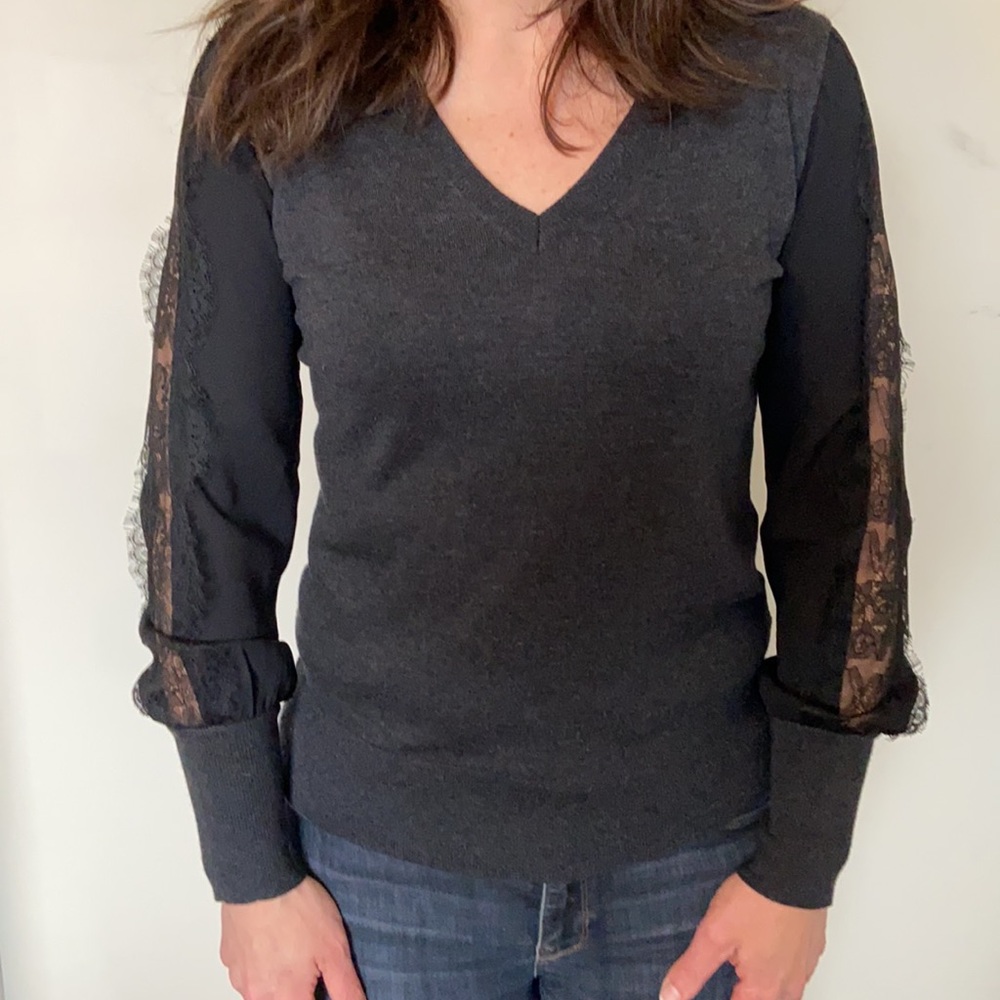 RW&CO with beautiful lace sleeves.